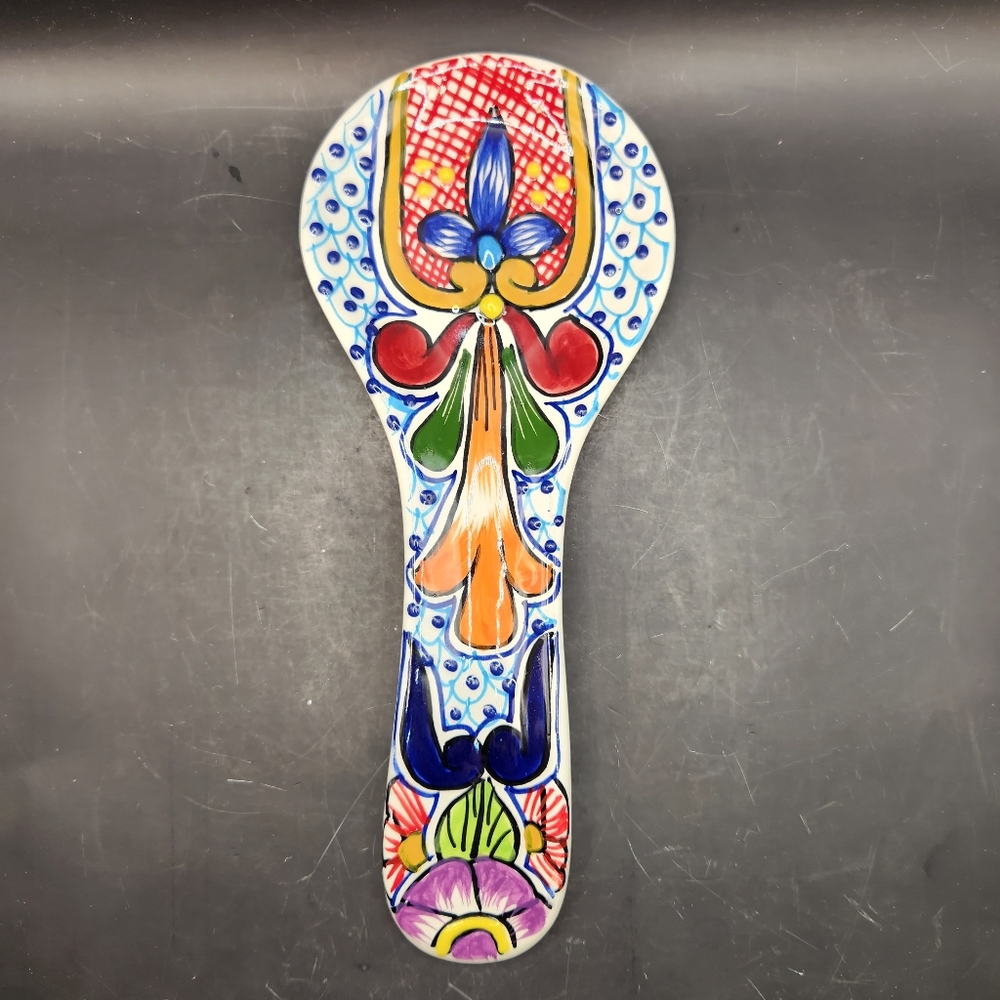 Pottery Spoon Rest, made in Mexiso